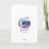 Carte Anniversaire de Gâteau - Design moderne (Dos)