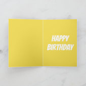 CARTE ANNIVERSAIRE DE GÉMEAUX (Intérieur)