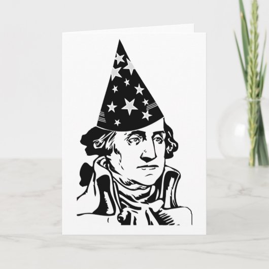Carte Anniversaire de George Washington (Devant)
