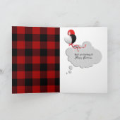 Carte Anniversaire de Golden Retriever sur plaid (Intérieur)