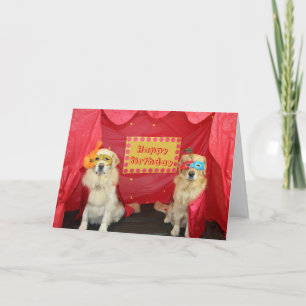 Carte Anniversaire de Golden Stage