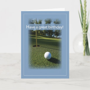 Carte Anniversaire de golf de 2727 photos
