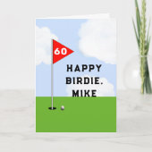 Carte Anniversaire de golf drôle (Devant)