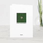 Carte Anniversaire de golf drôle (Dos)