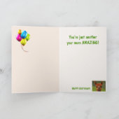 Carte Anniversaire de Goofy Llama (Intérieur)