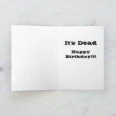 Carte Anniversaire de Gopher (Intérieur)