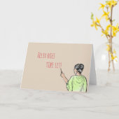 Carte Anniversaire de Graffito (Fleur jaune)