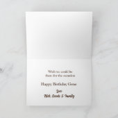 Carte Anniversaire de grand frère amusant (Intérieur)