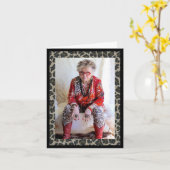 Carte Anniversaire de grand-mère folle (Fleur jaune)