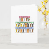 Carte Anniversaire de greffe de moelle (Fleur jaune)