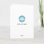 Carte Anniversaire de grenouille drôle (Dos)