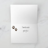 Carte Anniversaire de groupe, loup, nature animale de (Intérieur)