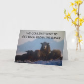 CARTE "ANNIVERSAIRE DE GROUPE - VOUS SOUHAITE MOOING" (Fleur jaune)