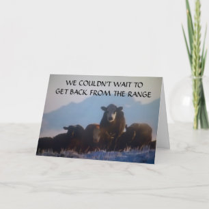 CARTE "ANNIVERSAIRE DE GROUPE - VOUS SOUHAITE MOOING"