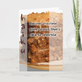 Carte Anniversaire de Haiku (Devant)