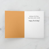 Carte Anniversaire de Haiku (Intérieur)