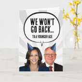 Carte Anniversaire de Harris Walz - Nous ne reviendrons (Fleur jaune)