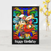 Carte Anniversaire de Hopkins (Fleur jaune)