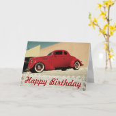 Carte Anniversaire de Hot Rod (Fleur jaune)