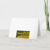 Carte Anniversaire de Humboldt Lily (Dos)