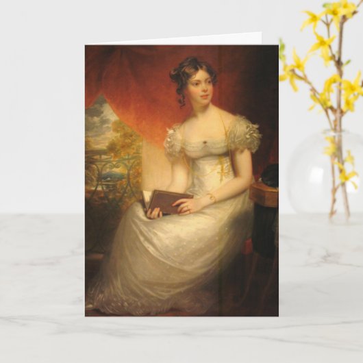 Carte Anniversaire de Jane Austen (Fleur jaune)