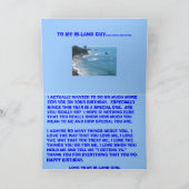 Carte anniversaire de Joe (Intérieur)