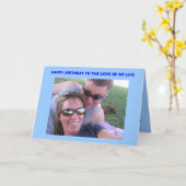 Carte anniversaire de Joe (Fleur jaune)