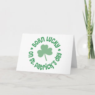 Carte Anniversaire de Jour de la Saint Patrick