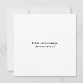 Carte Anniversaire de Joyeux (Dos)