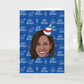 Carte Anniversaire de KAMALA HARRIS (Devant)