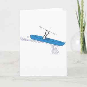 Carte Anniversaire de Kayaker