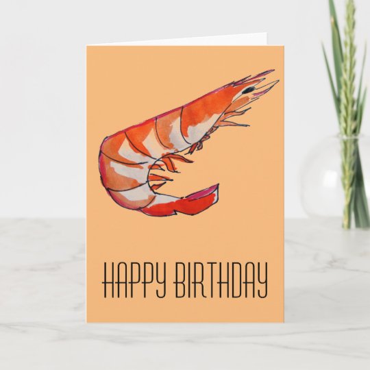 Carte Anniversaire De Kitsch De Fruits De Mer De Zazzle Be