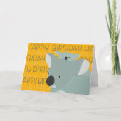 Carte Anniversaire de Koala (Devant)