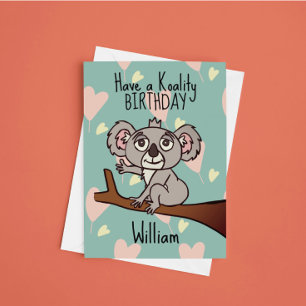 Carte Anniversaire de Koala