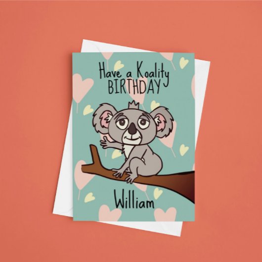 Carte Anniversaire de Koala