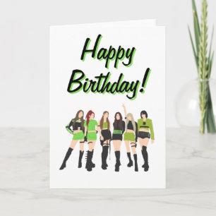 Carte Anniversaire de Kpop