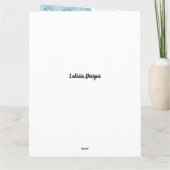 Carte Anniversaire de la 1ère dame afro-américaine (Dos)