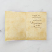 Carte Anniversaire de la 5e Ordination à l'autel (Intérieur)