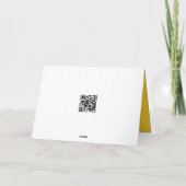 Carte anniversaire de la belle-fille polka dot (Dos)