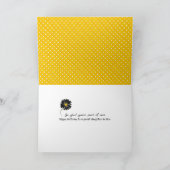 Carte anniversaire de la belle-fille polka dot (Intérieur)