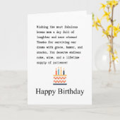 Carte Anniversaire de la belle-mère (Fleur jaune)