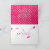 Carte anniversaire de la belle-mère à pois (Intérieur)