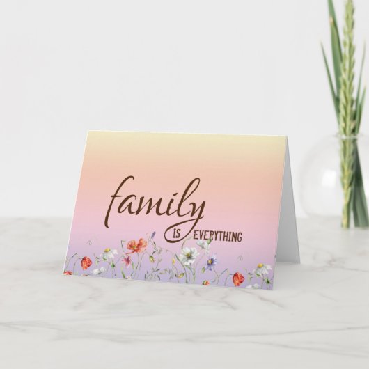 Carte Anniversaire de la belle-mère avec frontière flora (Devant)