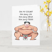 Carte Anniversaire De La Bombe Da (Fleur jaune)