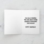 Carte Anniversaire de "la bonne chose" (Intérieur)