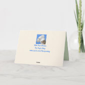 Carte Anniversaire de la chèvre supérieure (Dos)