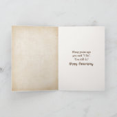 Carte Anniversaire de la corde Ampersand (Intérieur)