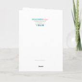 Carte Anniversaire de la danse Hellebores (Dos)