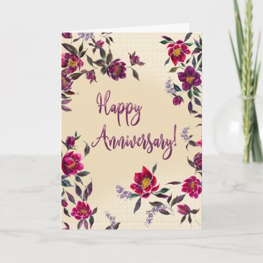 Carte Anniversaire de la danse Hellebores (Devant)