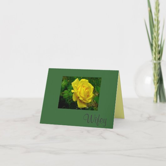 Carte Anniversaire de la femme (Devant)